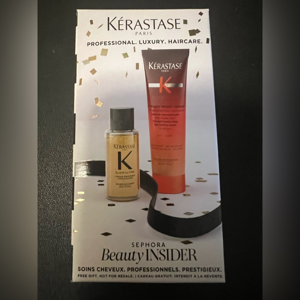 BNIB Kerastase 8H Night Serum & Hair Oil Sephora Beauty Insider Birthday Gift